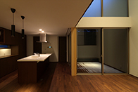 ライブラリーのある家